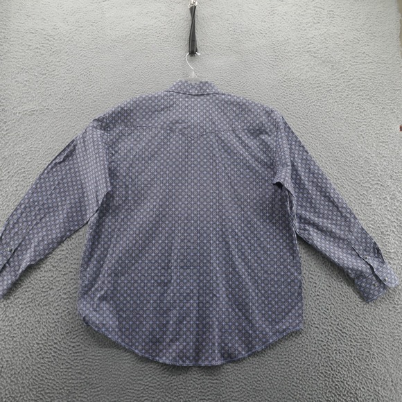 NWT Panhandle Rough Stock Pearl Snap Shirt XL Blue Mens Western Long Sleeve - Picture 2 of 15